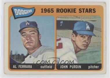 1965 Topps - [Base] #331 - 1965 Rookie Stars - Al Ferrara, John Purdin