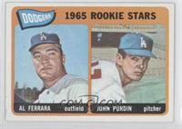 1965 Rookie Stars - Al Ferrara, John Purdin