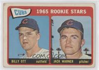 1965 Rookie Stars - Billy Ott, Jack Warner