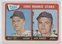 1965 Rookie Stars - Billy Ott, Jack Warner [Good to VG‑EX]