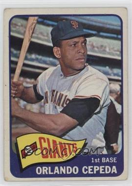 1965 Topps - [Base] #360.1 - Orlando Cepeda (Ball on Back is All White) [Poor to Fair]