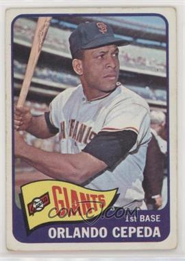 1965 Topps - [Base] #360.1 - Orlando Cepeda (Ball on Back is All White)