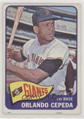 1965 Topps - [Base] #360.1 - Orlando Cepeda (Ball on Back is All White)