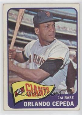 1965 Topps - [Base] #360.1 - Orlando Cepeda (Ball on Back is All White)