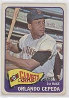 Orlando Cepeda (Ball on Back is All White) [Poor to Fair]