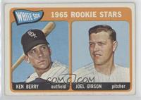 1965 Rookie Stars - Ken Berry, Joel Gibson [COMC RCR Poor]