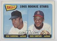 1965 Rookie Stars - Jose Cardenal, Dick Simpson