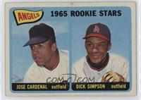 1965 Rookie Stars - Jose Cardenal, Dick Simpson