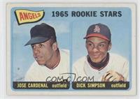 1965 Rookie Stars - Jose Cardenal, Dick Simpson [Good to VG‑EX]