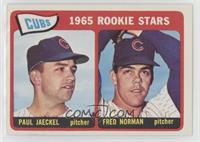 1965 Rookie Stars - Fred Norman, Paul Jaeckel