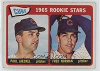 1965 Rookie Stars - Fred Norman, Paul Jaeckel