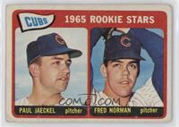 1965 Rookie Stars - Fred Norman, Paul Jaeckel