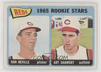 1965 Rookie Stars - Dan Neville, Art Shamsky