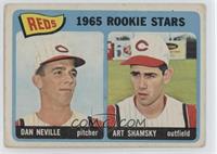 1965 Rookie Stars - Dan Neville, Art Shamsky [Good to VG‑EX]