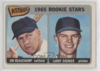 1965 Rookie Stars - Jim Beauchamp, Larry Dierker [Good to VG‑EX]