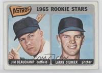 1965 Rookie Stars - Jim Beauchamp, Larry Dierker