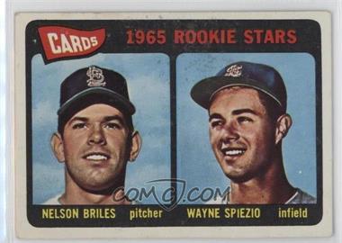 1965 Topps - [Base] #431 - 1965 Rookie Stars - Nelson Briles, Wayne Spiezio