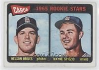 1965 Rookie Stars - Nelson Briles, Wayne Spiezio [Noted]