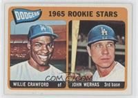 1965 Rookie Stars - Willie Crawford, Johnny Werhas