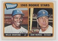 1965 Rookie Stars - Willie Crawford, Johnny Werhas