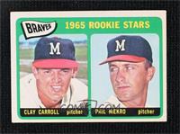 1965 Rookie Stars - Clay Carroll, Phil Niekro [Good to VG‑EX]