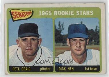 1965 Topps - [Base] #466 - 1965 Rookie Stars - Pete Craig, Dick Nen