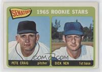 1965 Rookie Stars - Pete Craig, Dick Nen