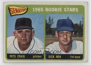 1965 Topps - [Base] #466 - 1965 Rookie Stars - Pete Craig, Dick Nen