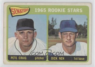 1965 Topps - [Base] #466 - 1965 Rookie Stars - Pete Craig, Dick Nen