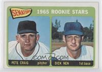 1965 Rookie Stars - Pete Craig, Dick Nen [Noted]