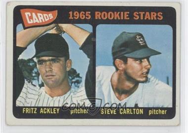 1965 Topps - [Base] #477 - 1965 Rookie Stars - Fritz Ackley, Steve Carlton