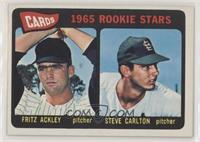 1965 Rookie Stars - Fritz Ackley, Steve Carlton