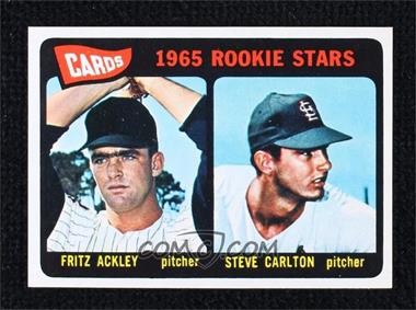 1965 Topps - [Base] #477 - 1965 Rookie Stars - Fritz Ackley, Steve Carlton