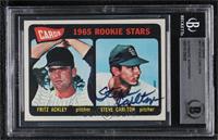 1965 Rookie Stars - Fritz Ackley, Steve Carlton [BAS BGS Authentic]