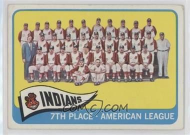 1965 Topps - [Base] #481 - Cleveland Indians Team