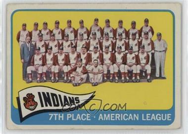 1965 Topps - [Base] #481 - Cleveland Indians Team