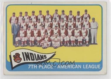 1965 Topps - [Base] #481 - Cleveland Indians Team