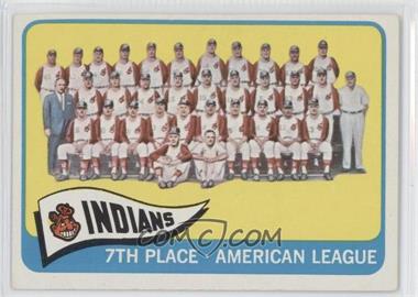 1965 Topps - [Base] #481 - Cleveland Indians Team