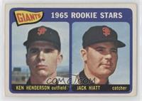 1965 Rookie Stars - Ken Henderson, Jack Hiatt