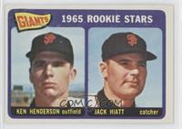 1965 Rookie Stars - Ken Henderson, Jack Hiatt