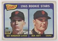 1965 Rookie Stars - Ken Henderson, Jack Hiatt