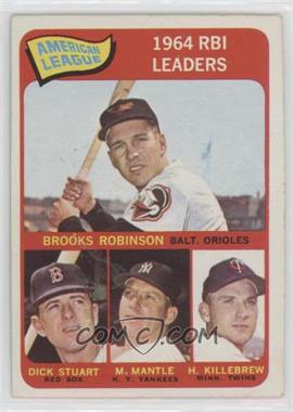 1965 Topps - [Base] #5 - League Leaders - Brooks Robinson, Mickey Mantle, Harmon Killebrew, Dick Stuart