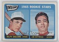 1965 Rookie Stars - Ralph Gagliano, Jim Rittwage