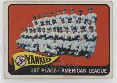 1965 Topps - [Base] #513 - New York Yankees Team [Good to VG‑EX]