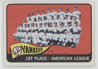 1965 Topps - [Base] #513 - New York Yankees Team
