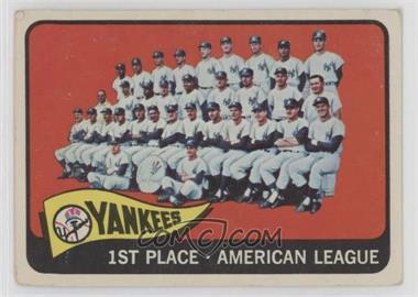 1965 Topps - [Base] #513 - New York Yankees Team