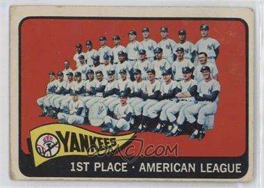 1965 Topps - [Base] #513 - New York Yankees Team [Good to VG‑EX]