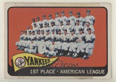 1965 Topps - [Base] #513 - New York Yankees Team [Good to VG‑EX]