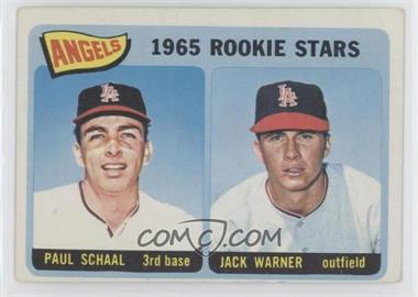 1965 Topps - [Base] #517 - 1965 Rookie Stars - Paul Schaal, Jackie Warner [Good to VG‑EX]