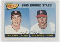 1965 Rookie Stars - Paul Schaal, Jackie Warner